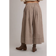 Load image into Gallery viewer, Gingham Wide Leg Pants