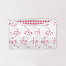 Load image into Gallery viewer, Koda Rider Icon Fuchsia Quilted Makeup Bag
