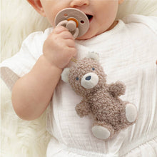 Load image into Gallery viewer, Bitzy Pal Natural Rubber Pacifier & Plush