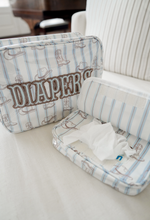 Load image into Gallery viewer, Diapers XL - Western Blues Clear Coat Bag