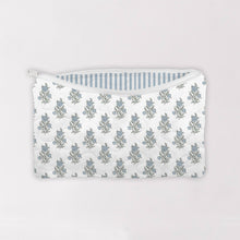 Load image into Gallery viewer, Claire Blue Makeup Bag