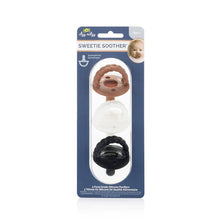 Load image into Gallery viewer, Sweetie Soother™ Silicone Pacifier Set of 3 Coffee & Cream