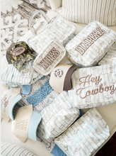 Load image into Gallery viewer, Diapers XL - Western Blues Clear Coat Bag