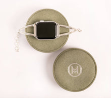 Load image into Gallery viewer, Sterling Silver Beaded Apple Watch Band