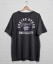 Load image into Gallery viewer, Kansas State Wildcats Draft Charcoal Thrifted Tee