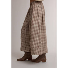 Load image into Gallery viewer, Gingham Wide Leg Pants