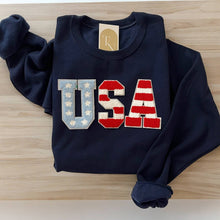 Load image into Gallery viewer, 4th Of July USA Crewneck Sweatshirt