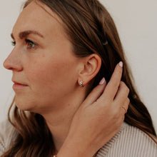 Load image into Gallery viewer, Brown & White Checkered Hoops