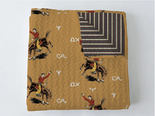 Load image into Gallery viewer, Lazy J Gold Baby Blanket