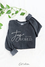 Load image into Gallery viewer, JOY TO THE WORLD Mineral Graphic Sweatshirt