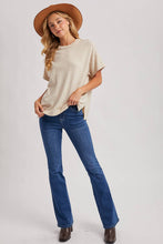 Load image into Gallery viewer, CREW NECK KNIT T-SHIRT