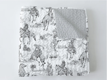 Load image into Gallery viewer, Birdie Black Baby Blanket