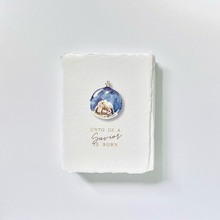 Load image into Gallery viewer, "Unto Us a Savior.." Christmas Religious Greeting Card