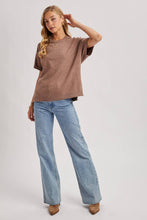 Load image into Gallery viewer, CREW NECK KNIT T-SHIRT