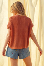 Load image into Gallery viewer, Dolman Sleeve Knitted Top
