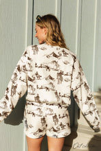 Load image into Gallery viewer, Western Sweatshort/Sweatshirt Matching Set