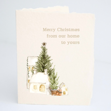 Load image into Gallery viewer, "Merry Christmas from our Home" Christmas Flat Greeting Card