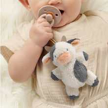 Load image into Gallery viewer, Bitzy Pal Natural Rubber Pacifier & Plush