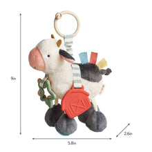 Load image into Gallery viewer, Cow Itzy Friends Link & Love™ Activity Plush