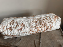 Load image into Gallery viewer, Buffalo Toile Brown Quilted Hot Tools Bag