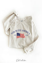 Load image into Gallery viewer, GOD BLESS AMERICA EST. 1776 Thermal Vintage Pullover