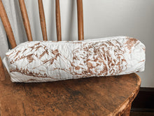 Load image into Gallery viewer, Buffalo Toile Brown Quilted Hot Tools Bag