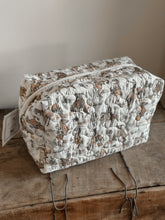 Load image into Gallery viewer, Birdie Cowgirl Neutral Quilted Makeup Bag