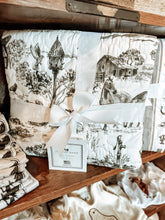 Load image into Gallery viewer, Aledo Toile Black Baby Blanket