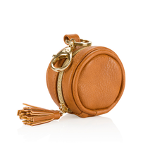 Load image into Gallery viewer, Cognac Diaper Bag Charm Pod Keychain