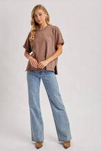 Load image into Gallery viewer, CREW NECK KNIT T-SHIRT