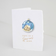 Load image into Gallery viewer, "Unto Us a Savior.." Christmas Religious Greeting Card