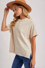 Load image into Gallery viewer, CREW NECK KNIT T-SHIRT