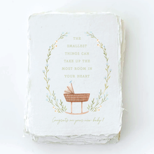 Load image into Gallery viewer, "Congrats on your new baby" Bassinet Greeting Card