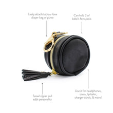 Load image into Gallery viewer, Cognac Diaper Bag Charm Pod Keychain