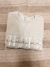 Load image into Gallery viewer, Embroidered Give Me Jesus SAND Sweatshirt ORIGINAL