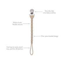 Load image into Gallery viewer, Sweetie Strap™ Silicone One-Piece Pacifier Clips