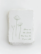 Load image into Gallery viewer, "Flowers are like Friends" Plant Floral Greeting Card