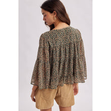 Load image into Gallery viewer, Floral Tiered Blouse