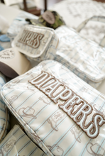 Load image into Gallery viewer, Diapers XL - Western Blues Clear Coat Bag