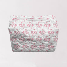 Load image into Gallery viewer, Koda Rider Icon Fuchsia Quilted Makeup Bag