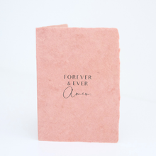 Load image into Gallery viewer, "Forever + Ever. Amen" Religious Wedding Greeting Card
