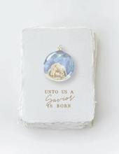 Load image into Gallery viewer, "Unto Us a Savior.." Christmas Religious Greeting Card