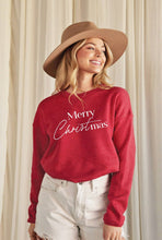 Load image into Gallery viewer, MERRY CHRISTMAS Graphic Sweatshirt