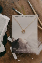Load image into Gallery viewer, Breaking Through | Christian Necklace Jesus | John 1:3