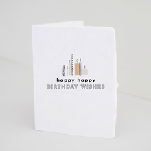 Load image into Gallery viewer, "Happy Happy Birthday Wishes" Friend Greeting Card