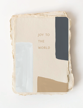 Load image into Gallery viewer, "Joy to the World" Painted Christmas Greeting Card