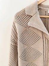 Load image into Gallery viewer, Button Down Crochet Knit Cardigan
