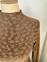 Load image into Gallery viewer, Brown Lace Top
