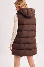 Load image into Gallery viewer, Hooded Zipper Down Vest
