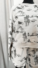 Load image into Gallery viewer, Western Sweatshort/Sweatshirt Matching Set
